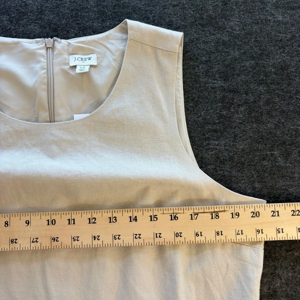 J. Crew sleeveless shift